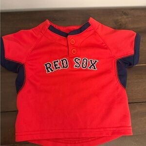 Majestic Red Sox Kids Jersey - Red and Navy